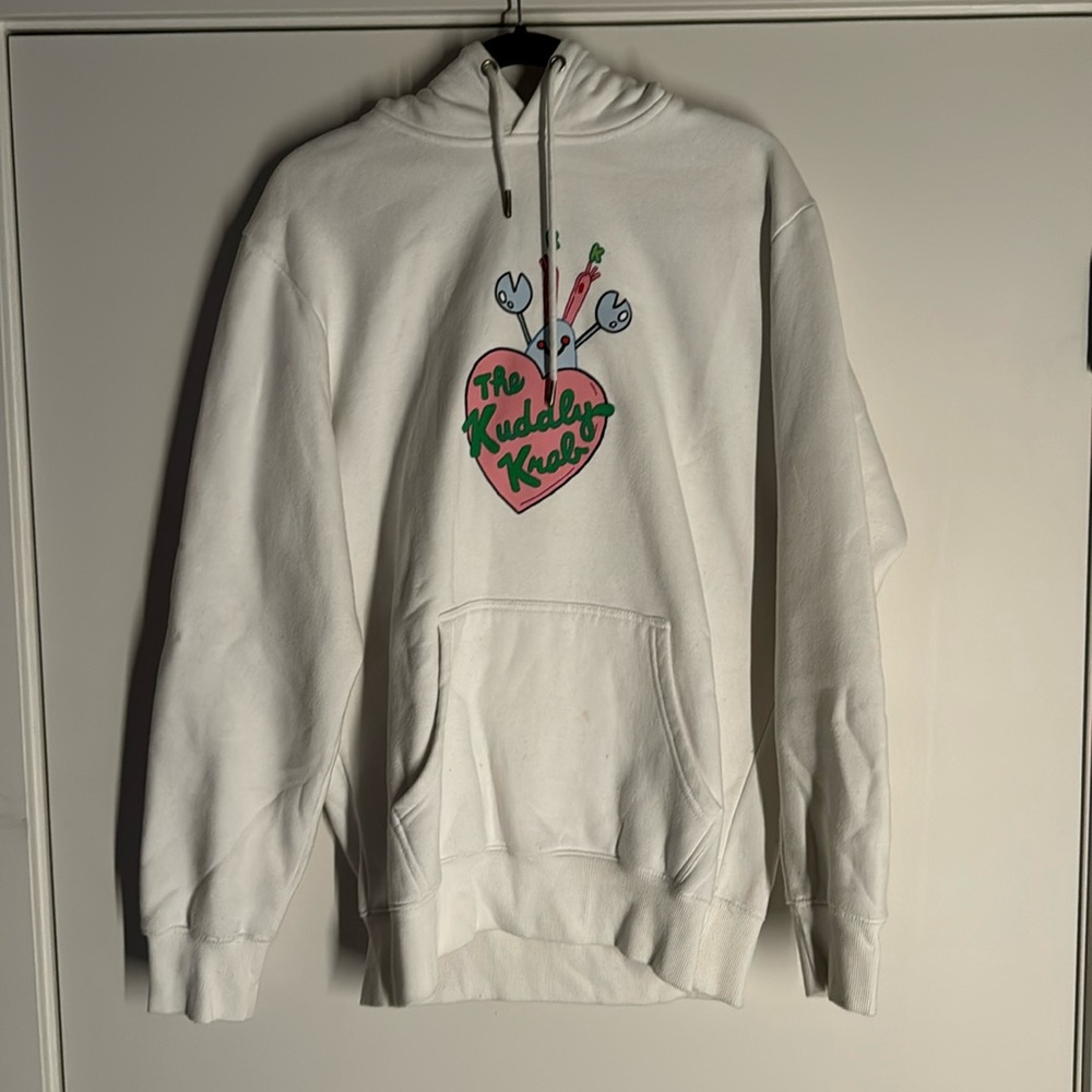SpongeBob x Chinatown Market Kuddly Krab Hoodie White